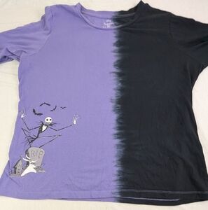 The Nightmare Before Christmas Long Sleeve Pumpkin King on One Arm Top XL